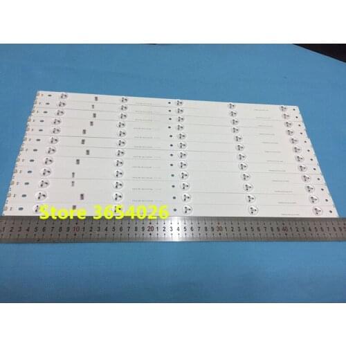 New 6PCS/set 5LEDs 493mm LED backlight strip SVH500A24 5LED REV06 REV07 for 50"Hisense TV