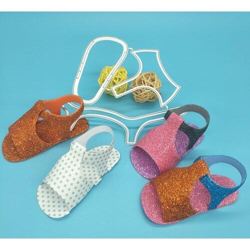 New cute 3D sandals, shoe metal cutting mold, photo album cardboard DIY gift card decoration embossing crafts
