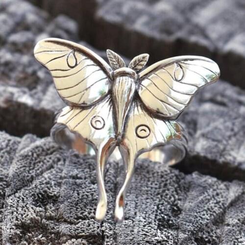 Original fashion retro butterfly rings 2020 European and American new DIY fine jewelry for womens Party & wedding gifts hot sell
