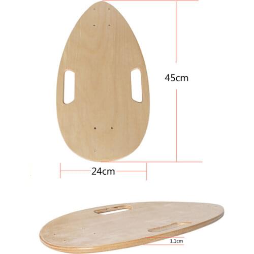 8-Tier Canadian Maple Skateboard Deck 45cmx24cm Mini Cruiser Beatle Skateboard Deck Portable DIY Egg Shape Deck Boards Wholesale