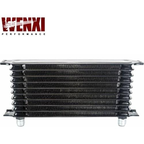 Universal 10 Rows AN-10AN Universal Oil Cooler Engine Transmission Oil Cooler kit Trust Type WX5110BK