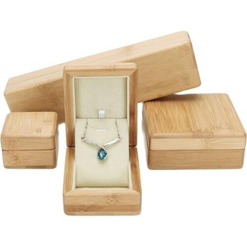 Jewelry box solid wood factory direct sales retro jewelry box custom high-end solid wood wholesale creative box custom