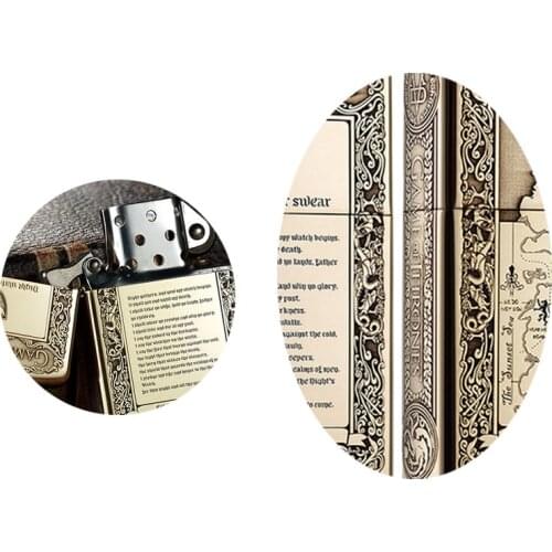 Lighter windproof personality creative retro lighters mens gift for boyfriend old-fashioned nostalgia