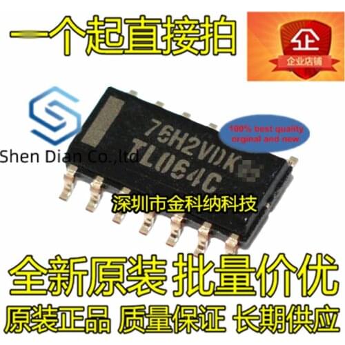 10pcs 100% orginal new in stock Imported TL064C TL064CDR SOP-14 linear amplifier