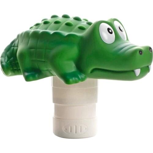 Alligator Chlorine Floater Floating Chlorine Dispenser for Indoor Outdoor Swimming Pool Hot Tub SPA
