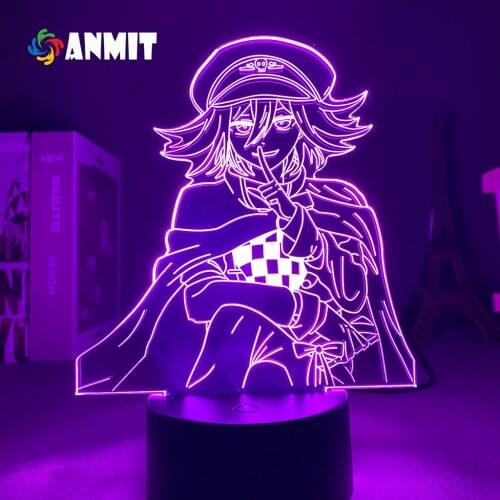 Anime 3D Lamp Danganronpa Led Night Light Kokichi Oma Lamp for Home Decoration Child Gift Acrylic Night Light