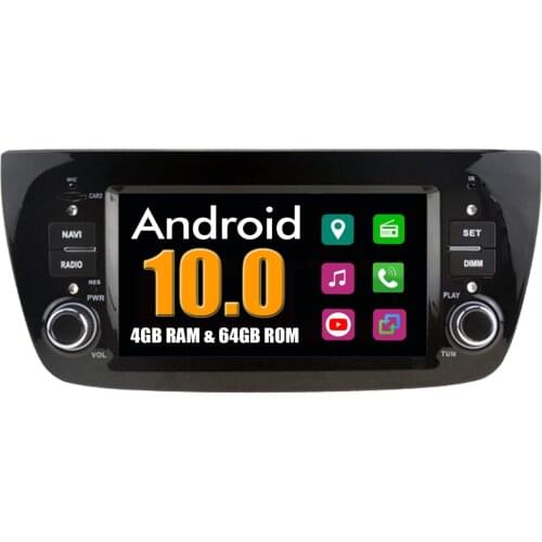 RoverOne Car Multimedia Player For Fiat Abarth Punto EVO Linea 2012+ Android 10.0 Radio Navigation Sat Navi Central Multimedia