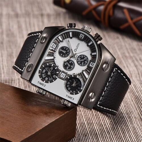 Top Luxury Brand Quartz Mens Watches Fashion Leather Strap Men Watch Casual Date Sport Military Male Clock reloj hombre