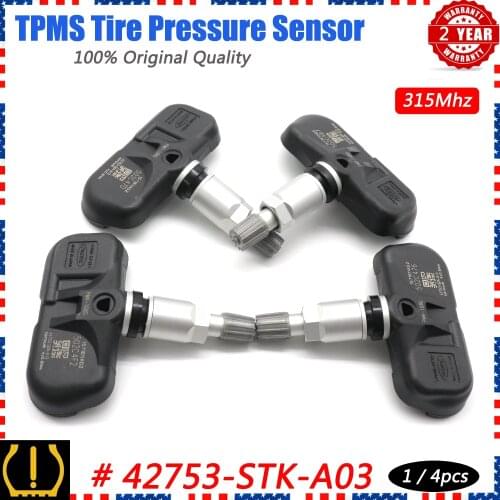 Xuan TPMS Tire Pressure Sensor Monitoring System 42753-STK-A04 For Acura MDX TSX RDX Honda Pilot 2007-2015 PMV-108G 315Mhz 3.5L