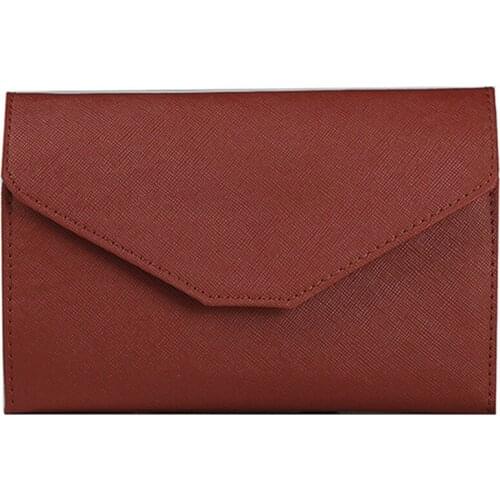 Faux Leather Passport Holder Wallet Travel Envelope Card Holder Cash Purse Gift