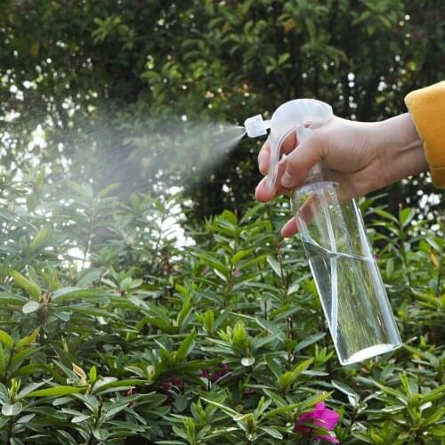 Home Hand-pressing Transparent Watering Flower Bottle Gardening Watering Can Hairdressing Spray Bottle Face Fine Mist Spray
