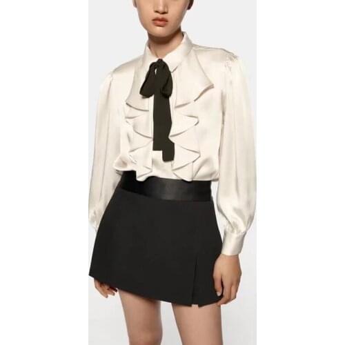 Женские модные рубашки HBHSF China At AliExpress