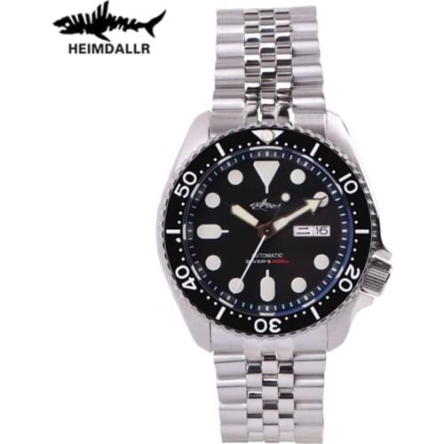 Heimdallr Mens Dive Watch Sapphire Glass 20ATM Water Resistance Japan NH36 Self-Winding Movement Mechanical Mens Wristwatch
