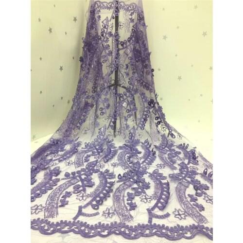 Good looking flowers 2BZL-20.62201 Nigerian fabric new African embroidered lace fabric for party dress