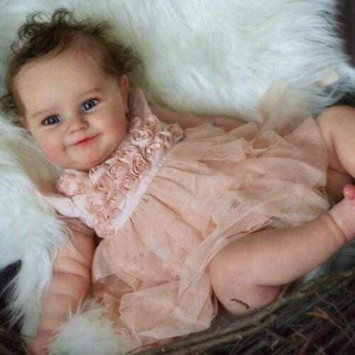 Reborn Baby Doll 20 Inches Lifelike Newborn Baby Maddie Vinyl Unpainted Unfinished Doll Parts DIY Blank Doll Kit