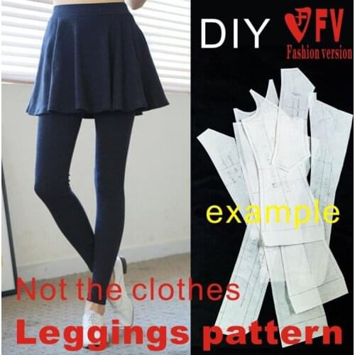 Leggings sewing pattern The trousers pattern(Not the pants) BCK-12
