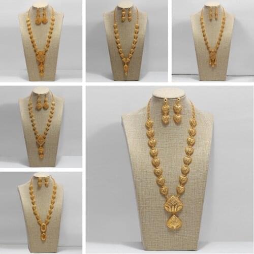 High Quality Ethiopian Jewelry sets Necklace/Earring/Ring/for Women African Eritrean Wedding Gifts