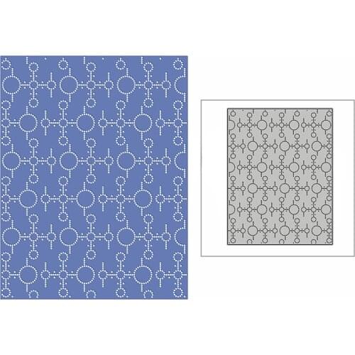 New Spotted Circle Bubble Panel 2020 Metal Cutting Dies for DIY Scrapbooking and Card Making Decorative Embossing Craft No Stamp