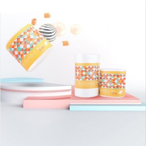 100 Sheets/Roll Disposable Cloth Bamboo Flushable Baby Diaper Nappy Liner Biodegradable Bamboo Liner