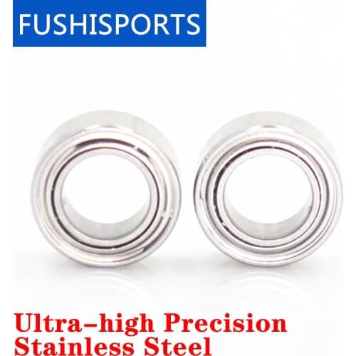 2Pcs Fishing wheel Grip Maru Hemp Bar Wire Cup Bearings SMR74ZZ ABEC-11 4X7X2.5 mm Stainless Steel Seawater Bearings SMR74 Z ZZ