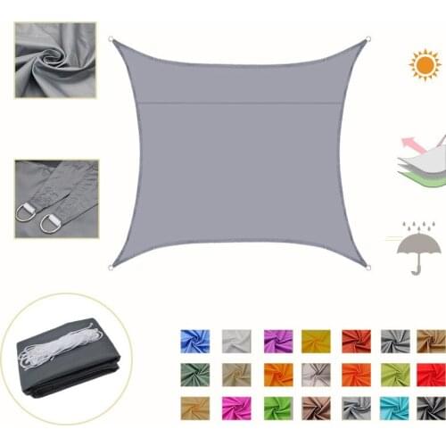 Various Colour Rectangle Sunshade Sail 4*7M Waterproof Sun Shelter for Garden Patio Outdoor Awings Canopy Insulation Cover