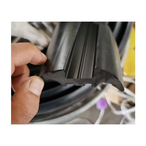 80mmx20mm U-type rubber strip non-slip damping pad buffer stripe long narrow piece 300/500/1000/2000mm