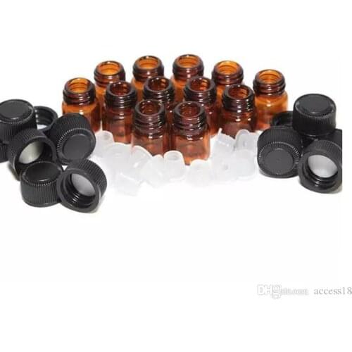 Share to be partner Compare with similar Items Hot Selling Small Amber Essential Oil Bottles With Orifice Rducer Plug Caps ,1