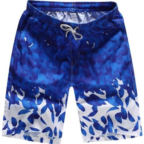 TANG Summer 2019 Shorts Men Fashion Printed Quick Dry Mens Beach Shorts Causal Drawstring Fitness Male Board Shorts Plus Size