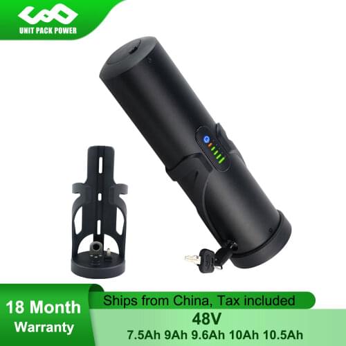 48V 7.5Ah 9Ah 10.5Ah Mini Bottle Electric eBike Battery With Samsung/Sanyo Li-ion Cell for Bafang 750W 500W 350W Bicycle Motor