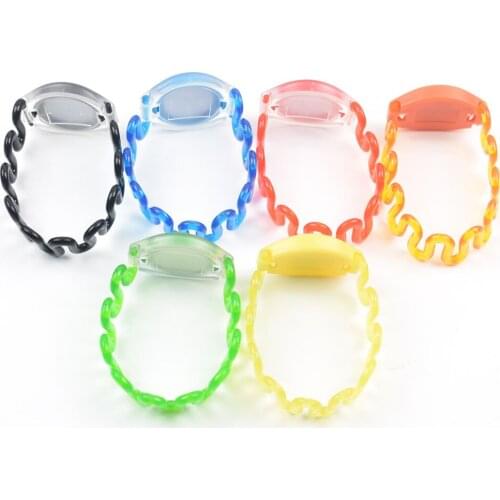 100pcs 125Khz RFID EM4305 T5577 Waterproof Proximity Rewritable Smart Spring Wristband Bracelet ID Card