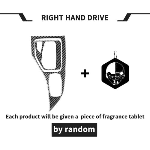 2pcs/set Carbon Fiber Gear Shift Panel Frame Trim Cover for BMW E84 X1 2011-2015 Sticker Cover Trim Car Styling Accessories