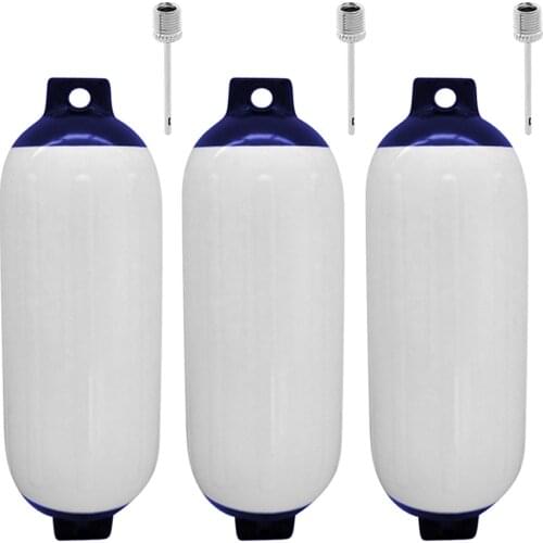 3x Marine Boat Fender Inflatable Marine Bumper Mooring Cushioning Protection Yacht Speedboat Marine Mudguard Boat Accessories