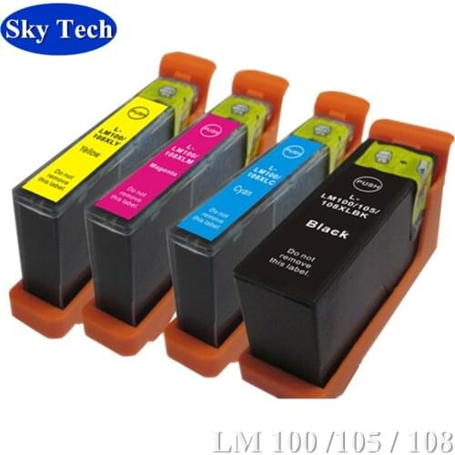 4X Compatible Cartridge For Lexmark LM100 LM105 LM108 , For Lexmark S301 S302 S305 S405 S308 S408 S508 S608 , Pro 205 209 707