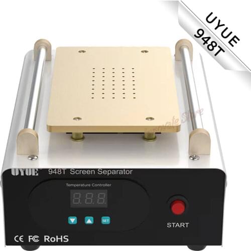 7 Inch Electrical LCD Screen Separator UYUE 948T temperature control Built-in Vacuum Pump Screen Split For Mobile Phone Repair