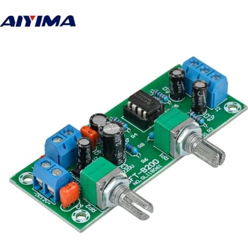 AIYIMA Hifi Filter DC 12V-24V Low Pass Filter NE5532 Bass Tone Subwoofer Preamplifier Preamp Audio Board DIY For Home Theater