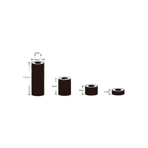 Homemade Four-wheel Drive Accessories Black Color 4 Sizes Plated Aluminum Tube Screw Sleeve For Tamiya 4WD