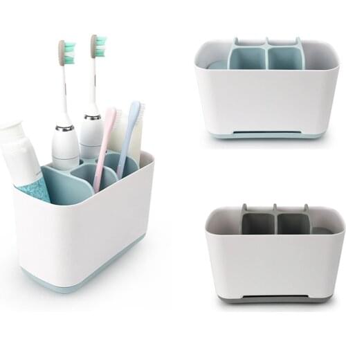 Bathroom Accessories Toothbrush Toothpaste Holder Case Shaving Makeup Brush Electric Toothbrush Holder Organizer Stand