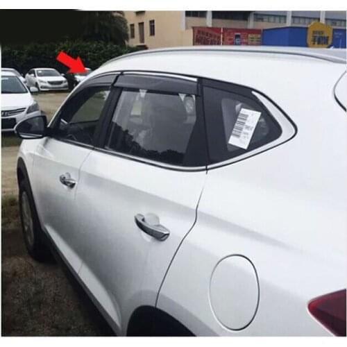 ACCESSORIES FIT FOR HYUNDAI TUCSON TL 2015 2016 SIDE WINDOW RAIN DEFLECTORS GUARD VISOR WEATHERSHIELDS DOOR SHADE