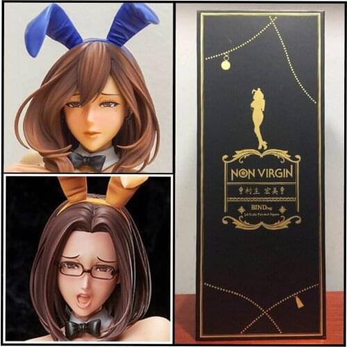 Anime Oda Original Picture 41CM Village Master Hung Mei Bunny Girl 1/4 Boxed Handmade New Specialsfigure sexy