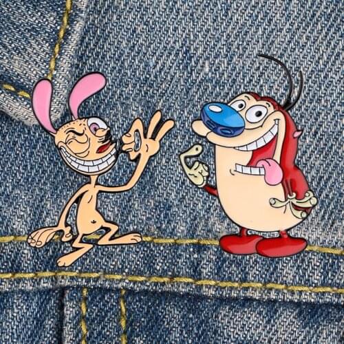 LT617 90s Cartoon Anime Monster Jewelry Pins for backpacks Lapel Enamel Pins and Brooches Badge Bags Decoration Friend for Gifts