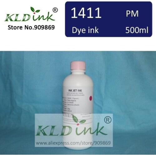 [ KLD Ink ] 1PCS x 500ml Compatible BCI-1411 BCI1411 PHOTO MAGENTA Dye ink for W7200 W8200 W8400 Large Format Printer