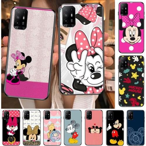Mouse Mickey Black FunFor Realme C3 Case Soft Silicon Back cover OPPO Realme C3 RMX2020 Coque Capa Funda find x3 pro C21 8 Pro a
