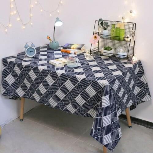 Decorative tablecloth cotton linen tablecloth rectangular tablecloth dining table cover Obrus Tafelkleed fireplace top nappe2020