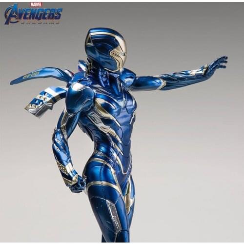 Avengers Iron Man Mk85 Disney Rescuer Virginia "pepper" Potts Action Figures Collectible Model Doll Toys For Childrens Gift