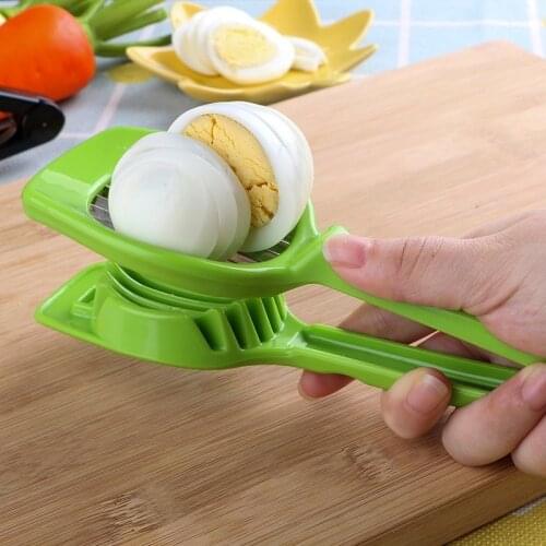 VIP exclusive 1pc Handheld Egg Slicer Mushroom Tomato Cutting Machine for Kitchen Accessories Vegetable Cutter Knife Gadget