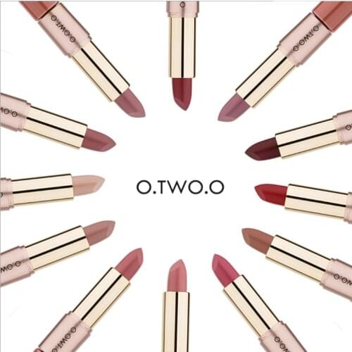 OSW Lips Makeup Lipstick Lip Gloss Long Lasting Moisture Cosmetic Lipstick Red Lip Matte Lipstick Waterpro