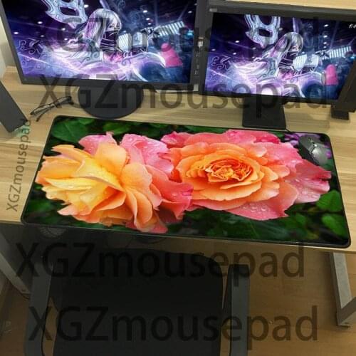 XGZ Exquisite large size flowers mouse pad plant pattern table pad home computer office high quality keyboard pad