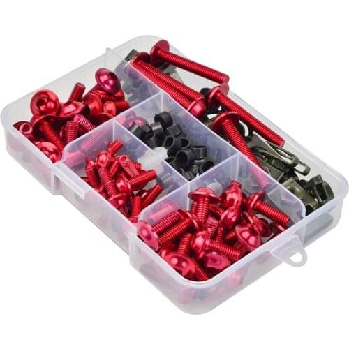 Motorcycle Complete Fairing Bolt Kit Screw Nut Set for Suzuki GSXR600/1000 GSXS750 Accessories