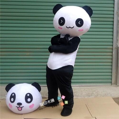 Hot Selling Panda Bear Mascot Costume Adult Character Mascot Cartoon Character Mascot
