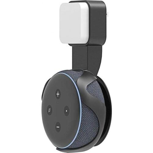 HOT Echo Dot/Wall Mount Wall Mount Smart Speaker Base Bracket For Amazon Echo Dot 3 Holder Case Plug In Bedroom Dropshipping